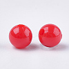 Opaque Plastic Beads LS-X-KY-T005-6mm-604-2