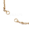 2Pcs 2 Colors 304 Stainless Steel Satellite Chain Bracelet Making AJEW-JB01300-3