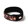 Faux Suede Snap Cord Bracelet LS-BJEW-F428-05-4