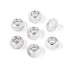 Transparent Resin Rondelle European Beads RESI-N044-02L-1