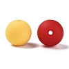 Rubberized Style Imitated Silicone Acrylic Beads MACR-T048-01A-06-2