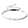 Adjustable Women's Howlite Beaded Bracelet LS-CN3407-47-1
