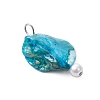 Bohemian Natural Freshwater Shell Dyed Pendants PALLOY-JF04156-4