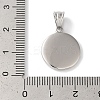 Non-Tarnish 304 Stainless Steel Pendants STAS-Z075-08P-3