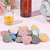 24Pcs Unwaxed Natural Lava Rock Beads G-PA0002-13-6