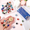 48Pcs 6 Colors Handmade Polymer Clay Rhinestone Beads FIND-SC0011-27-3