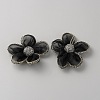Lace & Plastic Detachable Shoe Buckle Clips FIND-WH0423-74B-1