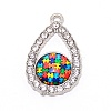 Zinc Alloy Enamel Pendants LS-PALLOY-TAC0022-07-1