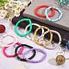 10Pcs 10 Colors Polymer Clay Heishi Beaded Stretch Bracelets BJEW-PH01445-5