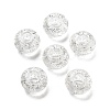 Transparent Acrylic European Beads TACR-P009-A01-01-1
