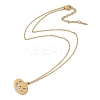 Halloween Series 202 Stainless Steel Cable Chain Pumpkin Pendant Necklaces LS-NJEW-S005-01G-B-2