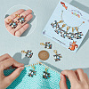 Helicopter Pendant Stitch Markers HJEW-AB00338-3