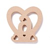 Wooden Table Plate Display Decoration LS-AJEW-C011-01-3