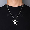 Non-Tarnish 201 Stainless Steel Pendant Necklaces for Man NJEW-Q336-02E-P-3