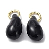 Brass Enamel Charms KK-R148-07G-05-1