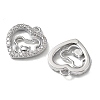 Rack Plating Brass Micro Pave Cubic Zirconia Pendants KK-K333-84P-2