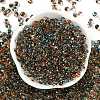 6/0 Spray Paint Fringe Glass Seed Beads SEED-H003-11G-3