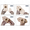 DIY Poplar Wood Dowsing Pendulum Holders HJEW-CN0001-23J-4