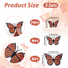 3 Sets PVC Stickers DIY-CN0003-90-2