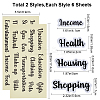PVC Waterproof Decorative Sticker Labels DIY-WH0349-105-2