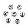 Tarnish Resistant Flat Round 304 Stainless Steel Spacer Beads LS-STAS-M252-02-1