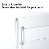 2-Tier Acrylic Organizer Display Riser Rack ODIS-WH0070-11B-02-4