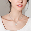 6Pcs 2 Colors 304 Stainless Steel Paperclip Chain Necklaces NJEW-SC0001-58A-5