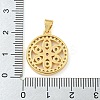Rack Plating Brass Micro Pave Cubic Zirconia Pendants KK-C044-16G-3