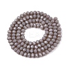 Opaque Solid Color Imitation Jade Glass Beads Strands EGLA-A044-P3mm-D10-3