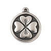 304 Stainless Steel Tibetan Style Pendants STAS-S185-06AS-A-1