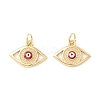 Rack Plating Brass Enamel Pendants LS-KK-D073-28G-05-1