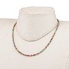 Glass Beaded Necklaces NJEW-JN03246-5