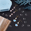 80Pcs 4 Styles Plastic Clip-on Earring Findings KY-AR0001-29-4