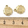 Ion Plating(IP) 304 Stainless Steel Pendant Cabochon Settings STAS-B075-25G-3