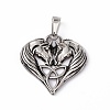 304 Stainless Steel Pendants STAS-G285-16AS-1
