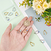 16Pcs 4 Style 304 Stainless Steel Enamel Pendants STAS-DC0010-35-3