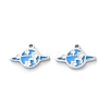 304 Stainless Steel Enamel Charms STAS-M102-22P-03-1