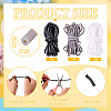 15M 3 Colors Hollow Pipe PVC Tubular Synthetic Rubber Cord RCOR-TA0001-09-3