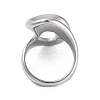 Non-Tarnish 304 Stainless Steel Rings for Women LS-RJEW-K270-03B-P-3