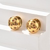 304 Stainless Steel Rhinestone Hoop Earrings EJEW-M041-01G-05-3