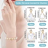56Pcs 4 Style Brass Cubic Zirconia Charms Sets ZIRC-BBC0001-66-2
