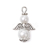Glass Pearl Pendants PALLOY-JF03652-1