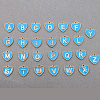 26Pcs Alloy Enamel Pendants LS-ENAM-K075-02G-05-1