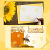 Honeycomb Gold Foil Self-adhesive Stickers DIY-WH20001-13A-6