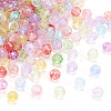 400Pcs 10 Colors Transparent Glass Beads Strands GLAA-TA0002-88-3