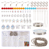 DIY Wire Wrap Earring Making Kit DIY-TA0004-87-2
