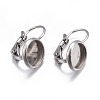 Tarnish Resistant 304 Stainless Steel Leverback Earring Findings STAS-H423-03P-3