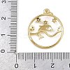 Brass Micro Pave Cubic Zirconia Pendants KK-Z123-12G-3