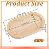 1Pc 2 Slots Wooden Salt and Pepper Mill Holder WOOD-HY0001-27B-2