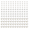 300Pcs Frosted Transparent Glass Beads GLAA-TA0002-78C-3